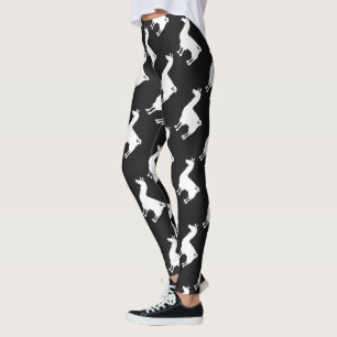 Leggings Guêtres blanches de lama
