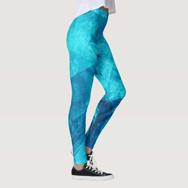 Leggings Guêtres bleues élégantes simples de la grunge | (Droite)