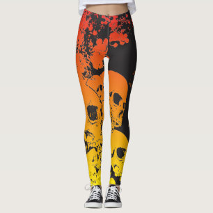 Leggings Guêtres chaudes de crânes