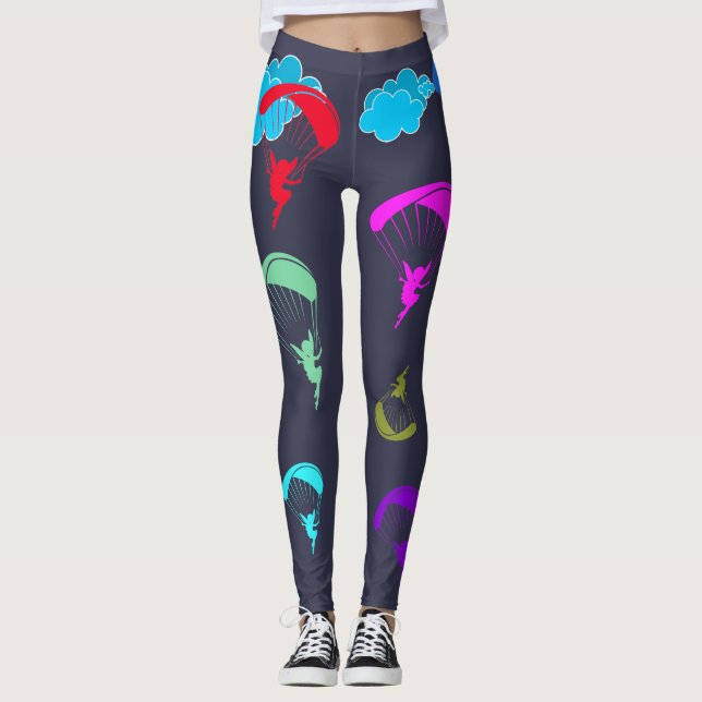 Leggings Guêtres colorées grises de lutin (Devant)