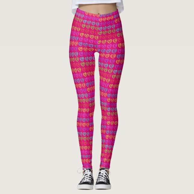 Leggings Guêtres d'AMOUR (Devant)