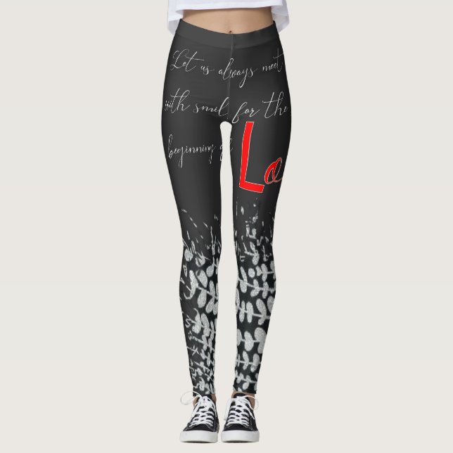 Leggings Guêtres d'AMOUR (Devant)
