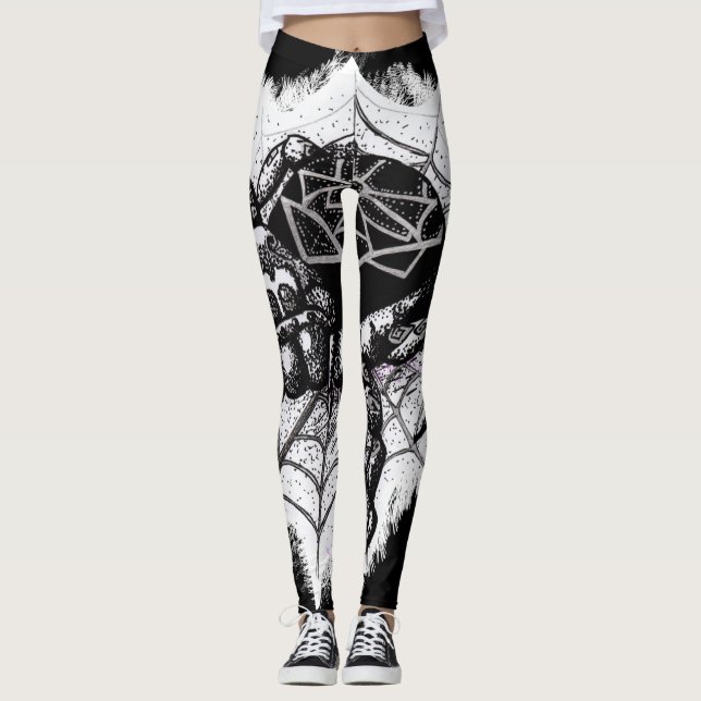 Leggings Guêtres d'araignée (Devant)