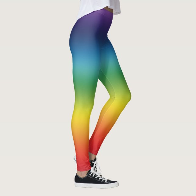 Leggings Guêtres d'arc-en-ciel de Chakra (Droite)