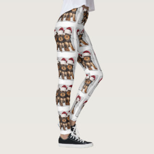 Leggings Guêtres d'art de mode de terriers de Yorkshire de