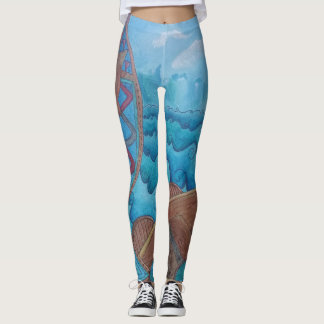 Leggings Guêtres de bateau de dragon