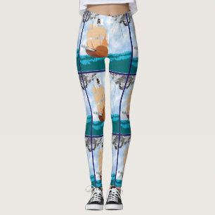 Leggings Guêtres de bateau de pirate