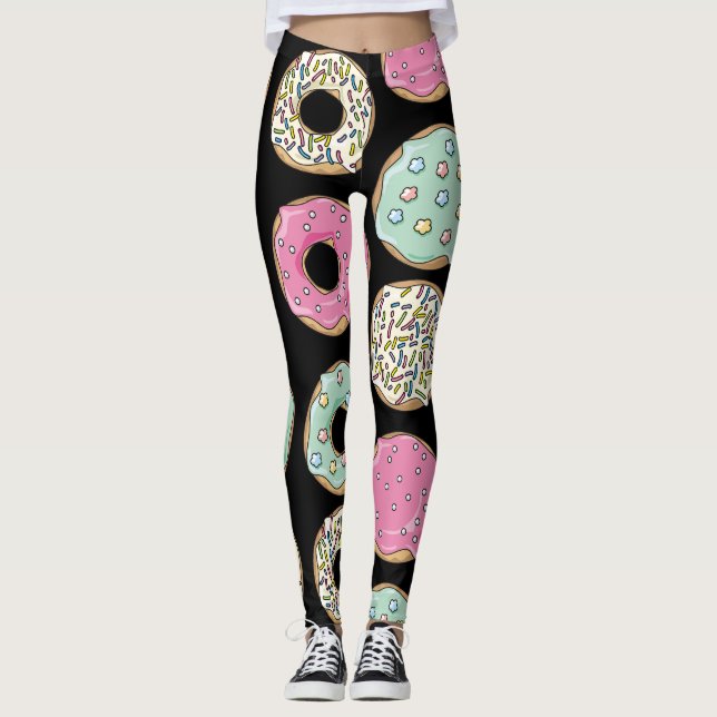 Leggings Guêtres de beignet (Devant)