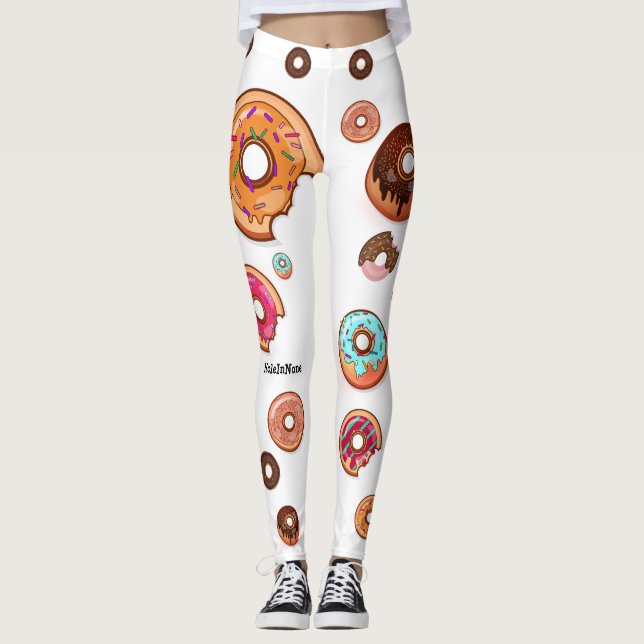 Leggings Guêtres de beignet (Devant)