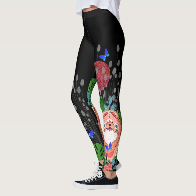 Leggings guêtres de BINDI SOPHIE Tropical Vacation Ltd (Gauche)