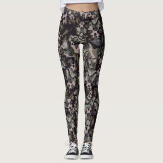 Leggings Guêtres de Boston Terrier Camo