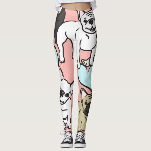 Leggings Guêtres de bouledogue français