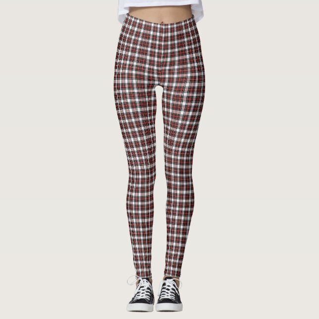 Leggings Guêtres de Bourgogne/de femmes blanches (Devant)