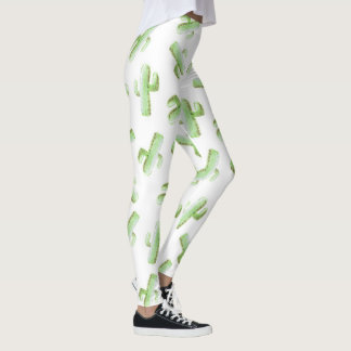 Leggings Guêtres de cactus d'aquarelle