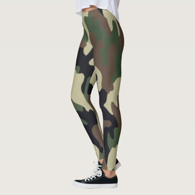 Leggings Guêtres de camouflage d'armée (Gauche)
