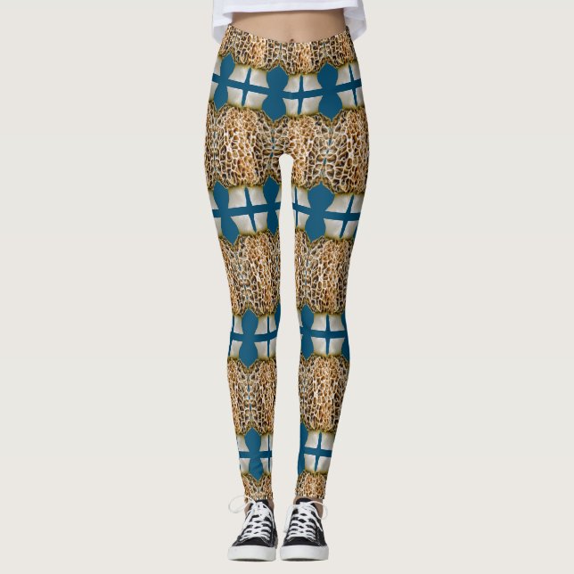 Leggings Guêtres de champignon de morelle (Devant)