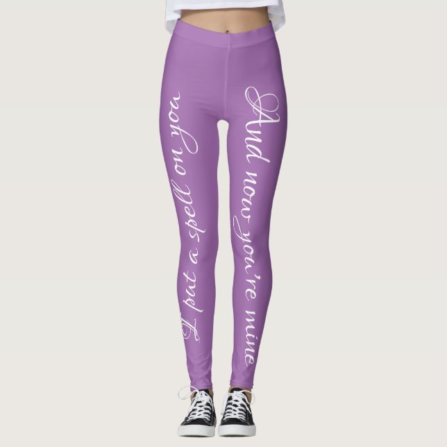 Leggings Guêtres de charme d'abracadabra (Devant)