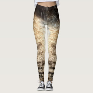 Leggings Guêtres de chat tigré
