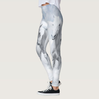 Leggings Guêtres de cheval blanc