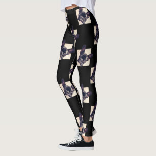 Leggings Guêtres de chien de bouledogue français
