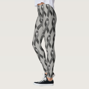 Leggings Guêtres de conscience de cancer du cerveau
