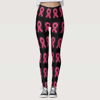 Leggings Guêtres de conscience de cancer du sein