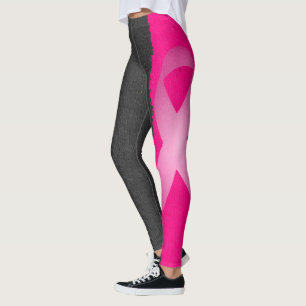 Leggings Guêtres de conscience de cancer du sein