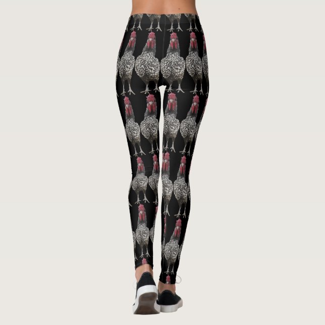 Leggings Guêtres de coq (Dos)