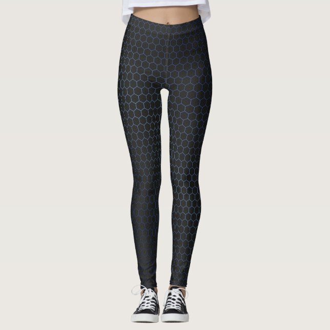Leggings Guêtres de crépuscule de nid d'abeilles (Devant)
