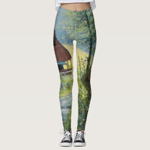 Leggings Guêtres "de croisement de cerfs communs"