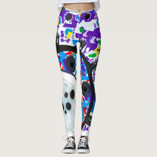 Leggings Guêtres "de dents de Deco"