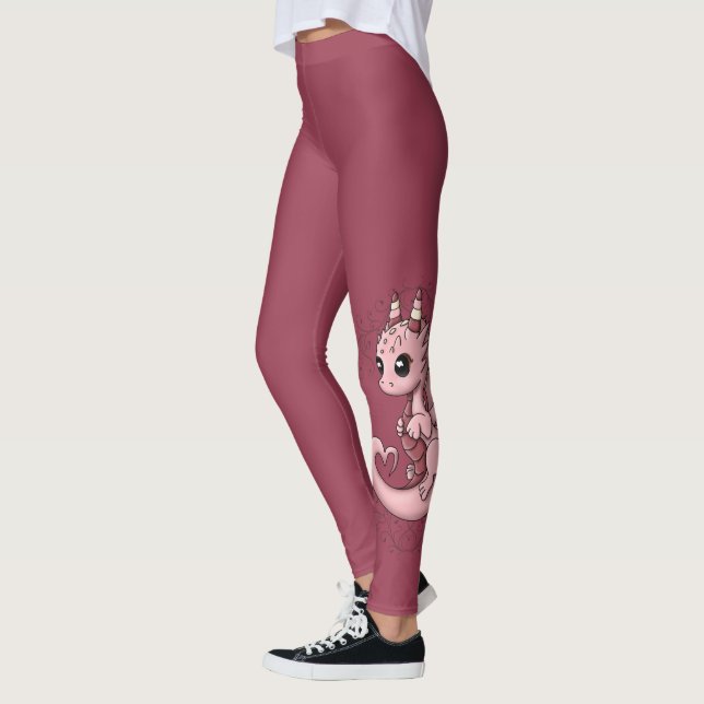 Leggings Guêtres de dragon d'amour (Gauche)