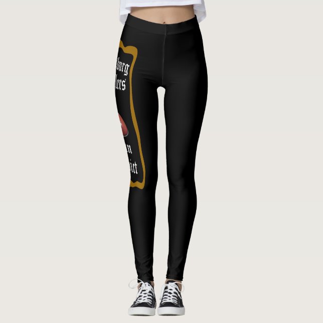 Leggings Guêtres de fan de Steeler (Devant)