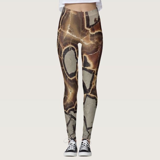 Leggings Guêtres de géologie (Devant)