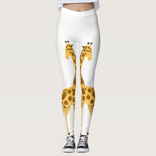 Leggings Guêtres de girafe (Devant)