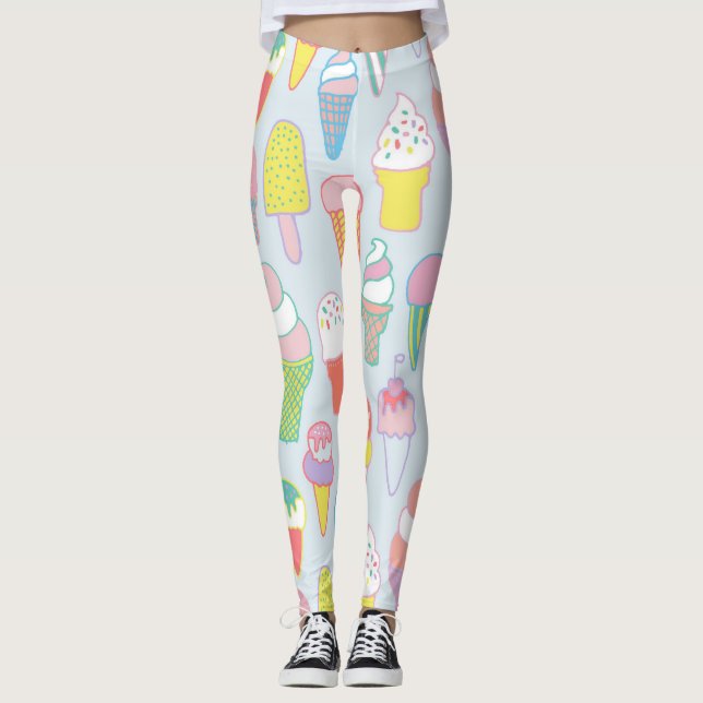 Leggings Guêtres de glace (Devant)