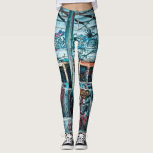 Leggings Guêtres de graffiti d'art de rue