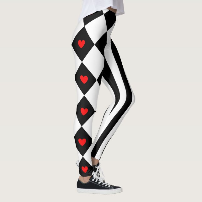 Leggings Guêtres de harlequin (Droite)