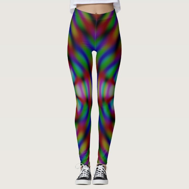 Leggings Guêtres de la diffraction 1 (Devant)
