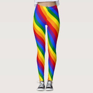 Leggings Guêtres de l'arc-en-ciel des femmes
