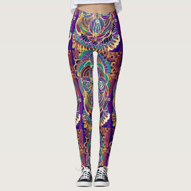 Leggings Guêtres de Le Liza Designs (Devant)