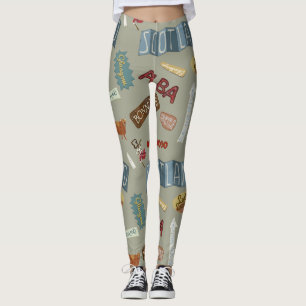 Leggings Guêtres de l'Ecosse - symboles écossais