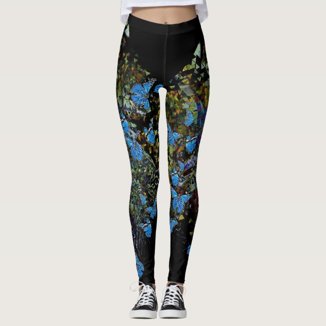 Leggings Guêtres de légume de friture de Stir (Devant)