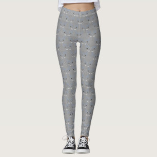 Leggings Guêtres de lévrier italien de Lularoe dans le gris