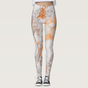 Leggings Guêtres de marbre et de cuivre