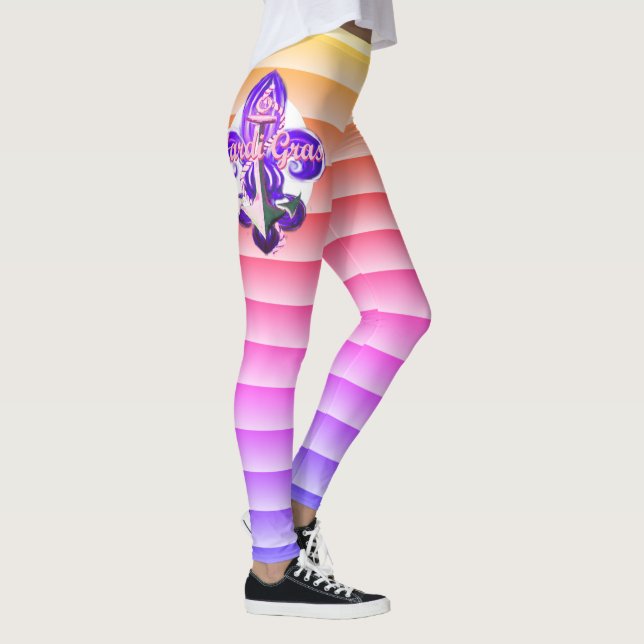 Leggings Guêtres de mardi gras (Droite)