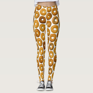 Leggings Guêtres de motif de bagel
