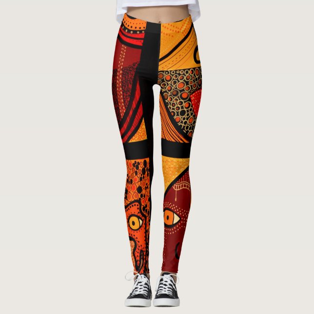 Leggings Guêtres de PachaMama (Devant)