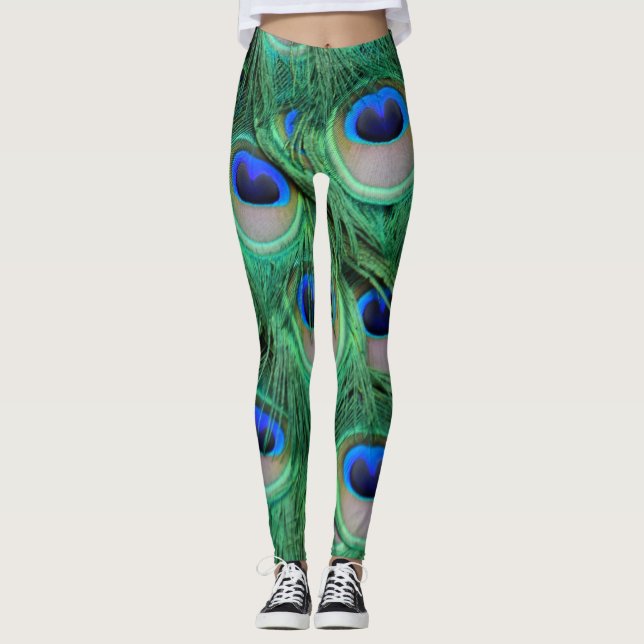 Leggings Guêtres de paon (Devant)