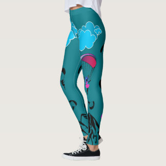Leggings Guêtres de paysage de lutin de parapentisme